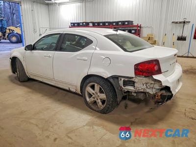 Drugie zdjęcie samochodu z przodu: 2013 DODGE AVENGER SXT VIN:1C3CDZCB6DN740815 - miniatura