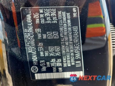 Zdjęcie 14 z 14 samochodu: 2024 HYUNDAI SANTA FE VIN:5NMP54GL9RH046480 - miniatura