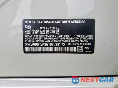 Zdjęcie 12 z 12 samochodu: 2026 BMW 330XI VIN:3MW89CW05T8G09173 - miniatura