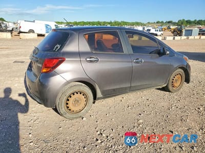 Trzecie zdjęcie samochodu z tyłu: 2015 TOYOTA YARIS 5-DOOR L VIN:VNKKTUD34FA044122 - miniatura