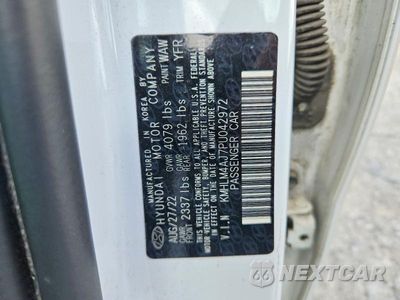 Zdjęcie 12 z 12 samochodu: 2023 HYUNDAI ELANTRA BLUE VIN:KMHLM4AJ7PU042972 - miniatura