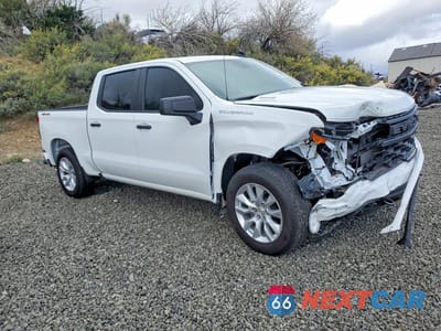 Czwarte zdjęcie samochodu z boku: 2026 CHEVROLET SILVERADO K1500 CUSTOM VIN:1GCPKBEKXTZ102887 - miniatura