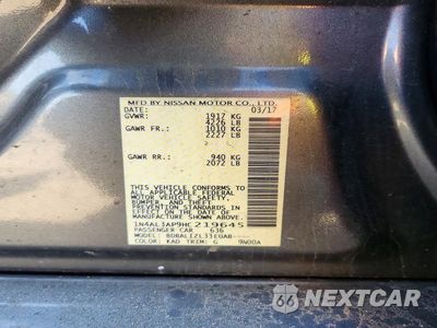 Zdjęcie 12 z 12 samochodu: 2017 NISSAN ALTIMA 2.5 SV VIN:1N4AL3AP9HC219645 - miniatura