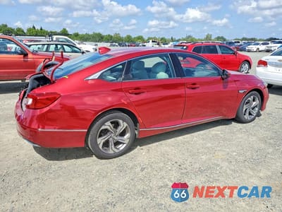 Trzecie zdjęcie samochodu z tyłu: 2018 HONDA ACCORD EXL VIN:1HGCV1F6XJA066505 - miniatura