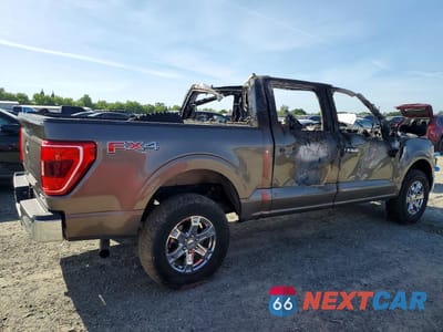 Trzecie zdjęcie samochodu z tyłu: 2022 FORD F150 SUPERCREW VIN:1FTFW1E80NFA86508 - miniatura