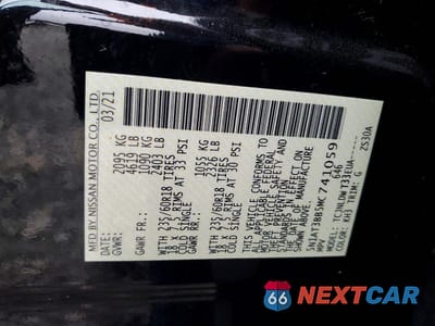 Zdjęcie 13 z 13 samochodu: 2021 NISSAN ROGUE SV VIN:5N1AT3BB5MC741059 - miniatura