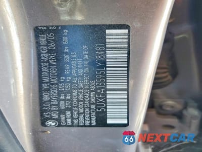 Zdjęcie 13 z 13 samochodu: 2005 BMW X5 3.0I VIN:5UXFA13595LY18481 - miniatura