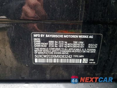 Zdjęcie 14 z 14 samochodu: 2021 BMW X7 XDRIVE40I VIN:5UXCW2C0XM9D83242 - miniatura
