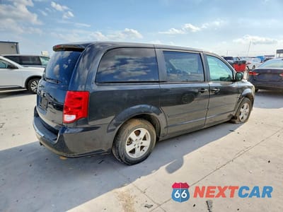 Trzecie zdjęcie samochodu z tyłu: 2011 DODGE GRAND CARAVAN MAINSTREET VIN:2D4RN3DG9BR682969 - miniatura