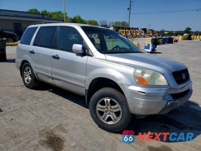 Czwarte zdjęcie samochodu z boku: 2003 HONDA PILOT EXL VIN:2HKYF18603H500294 - miniatura