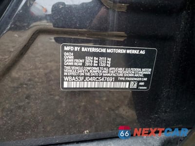 Zdjęcie 12 z 12 samochodu: 2024 BMW 530 XI VIN:WBA53FJ04RCS47691 - miniatura