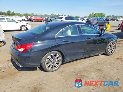 Trzecie zdjęcie samochodu z tyłu: 2018 MERCEDES BENZ CLA 250 4MATIC VIN:WDDSJ4GB6JN676323 - miniatura