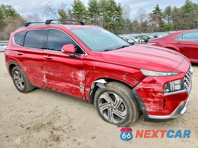 Czwarte zdjęcie samochodu z boku: 2022 HYUNDAI SANTA FE SEL VIN:5NMS64AJ7NH376711 - miniatura