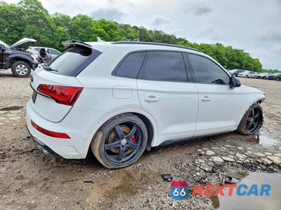 Trzecie zdjęcie samochodu z tyłu: 2023 AUDI SQ5 PRESTIGE VIN:WA1C4AFY8P2009624 - miniatura