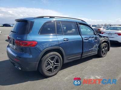 Trzecie zdjęcie samochodu z tyłu: 2023 MERCEDES-BENZ GLB 250 4MATIC VIN:W1N4M4HBXPW278438 - miniatura