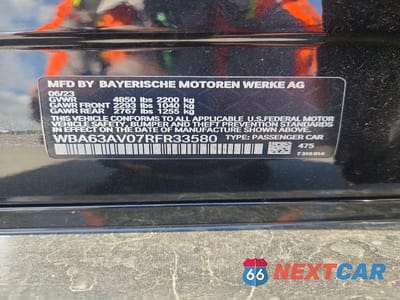 Zdjęcie 12 z 12 samochodu: 2024 BMW 430I GRAN COUPE VIN:WBA63AV07RFR33580 - miniatura