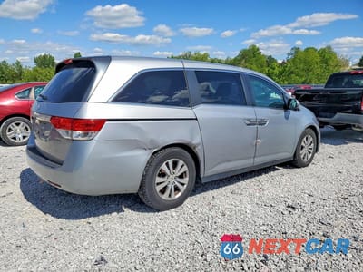 Trzecie zdjęcie samochodu z tyłu: 2016 HONDA ODYSSEY SE VIN:5FNRL5H34GB088086 - miniatura