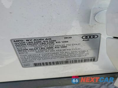 Zdjęcie 13 z 13 samochodu: 2021 AUDI Q5 PREMIUM VIN:WA1AAAFY4M2010054 - miniatura