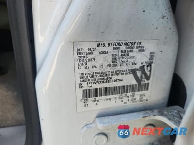 Zdjęcie 12 z 12 samochodu: 2008 FORD F350 SUPER DUTY VIN:1FTWW33R58EC26764 - miniatura