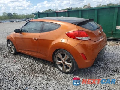 Drugie zdjęcie samochodu z przodu: 2012 HYUNDAI VELOSTER BASE VIN:KMHTC6AD0CU031931 - miniatura