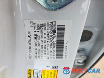 Zdjęcie 13 z 13 samochodu: 2021 HONDA ACCORD SPORT SE VIN:1HGCV1F45MA033673 - miniatura