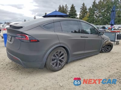 Trzecie zdjęcie samochodu z tyłu: 2025 TESLA MODEL X VIN:7SAXCDE55SF469965 - miniatura