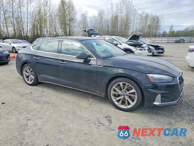 Czwarte zdjęcie samochodu z boku: 2020 AUDI A5 PREMIUM VIN:WAUANCF55LA005054 - miniatura