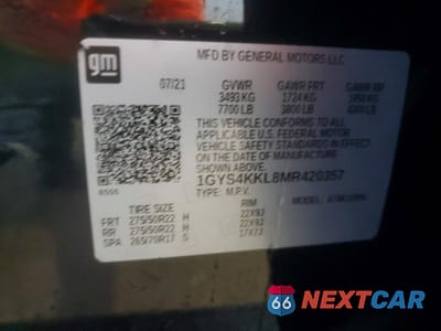 Zdjęcie 14 z 14 samochodu: 2021 CADILLAC ESCALADE ESV PREMIUM LUXURY VIN:1GYS4KKL8MR420357 - miniatura