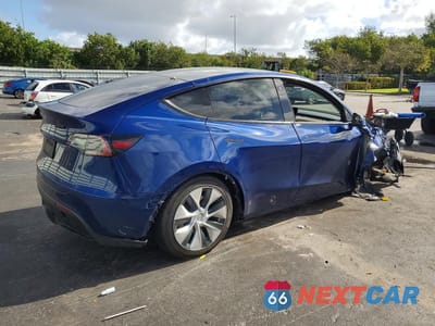 Trzecie zdjęcie samochodu z tyłu: 2020 TESLA MODEL Y VIN:5YJYGDEE5LF010250 - miniatura