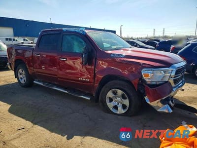 Czwarte zdjęcie samochodu z boku: 2019 RAM 1500 BIG HORN VIN:1C6SRFFT5KN585545 - miniatura