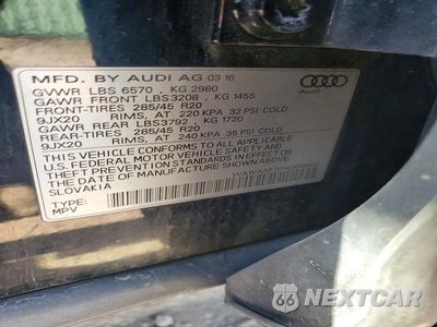 Zdjęcie 12 z 12 samochodu: 2017 AUDI Q7 PRESTIGE VIN:WA1VAAF70HD012662 - miniatura