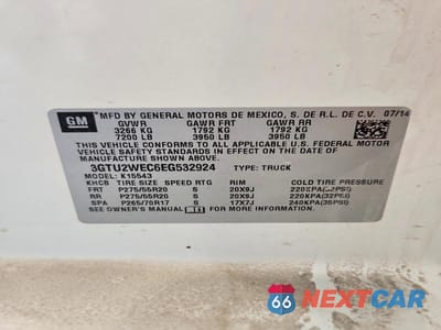 Zdjęcie 12 z 12 samochodu: 2014 GMC SIERRA K1500 DENALI VIN:3GTU2WEC6EG532924 - miniatura