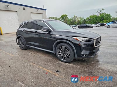 Czwarte zdjęcie samochodu z boku: 2020 INFINITI QX50 ESSENTIAL VIN:3PCAJ5M38LF106642 - miniatura