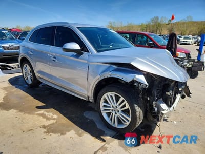 Czwarte zdjęcie samochodu z boku: 2018 AUDI Q5 PREMIUM PLUS VIN:WA1BNAFY1J2212984 - miniatura