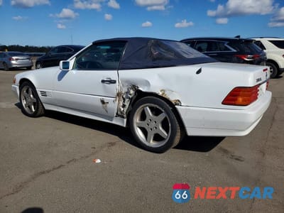 Drugie zdjęcie samochodu z przodu: 1993 MERCEDES-BENZ 500 SL VIN:WDBFA67E3PF072375 - miniatura