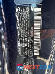 Zdjęcie 10 z 10 samochodu: 2003 MERCEDES-BENZ CLK 500 VIN:WDBTJ75J93F056586 - miniatura