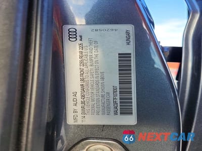 Zdjęcie 12 z 12 samochodu: 2015 AUDI A3 PREMIUM VIN:WAUACGFF7F1078307 - miniatura