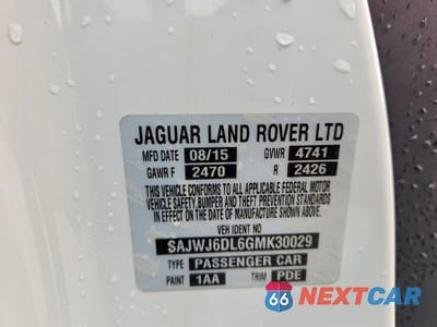 Zdjęcie 13 z 13 samochodu: 2016 JAGUAR F-TYPE R VIN:SAJWJ6DL6GMK30029 - miniatura