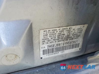 Zdjęcie 12 z 12 samochodu: 2000 HONDA CIVIC BASE VIN:2HGEJ6619YH560601 - miniatura