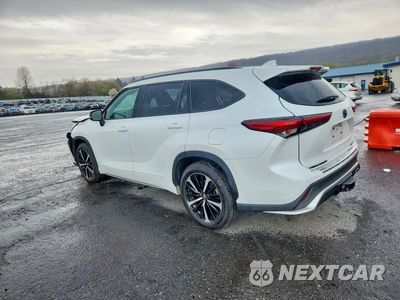 Drugie zdjęcie samochodu z przodu: 2022 TOYOTA HIGHLANDER XSE VIN:5TDJZRBHXNS185051 - miniatura