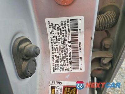 Zdjęcie 12 z 12 samochodu: 2007 HONDA CIVIC EX VIN:1HGFA16877L139112 - miniatura