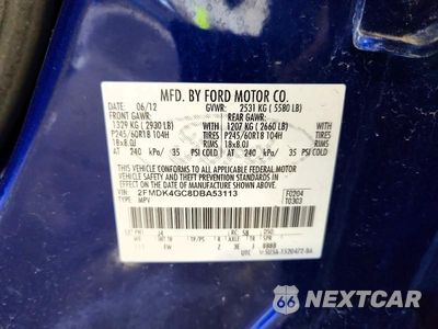 Zdjęcie 13 z 13 samochodu: 2013 FORD EDGE SE VIN:2FMDK4GC8DBA53113 - miniatura