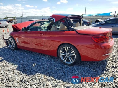 Drugie zdjęcie samochodu z przodu: 2018 BMW 430I VIN:WBA4Z1C50JEC71200 - miniatura