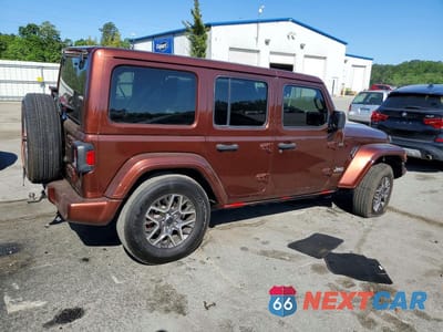Trzecie zdjęcie samochodu z tyłu: 2019 JEEP WRANGLER UNLIMITED SPORT VIN:1C4HJXDG7KW528215 - miniatura