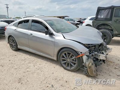 Czwarte zdjęcie samochodu z boku: 2019 HONDA CIVIC EX VIN:19XFC1F37KE004212 - miniatura