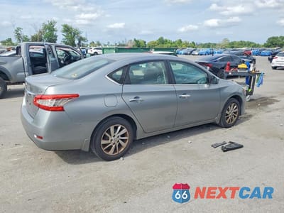 Trzecie zdjęcie samochodu z tyłu: 2013 NISSAN SENTRA S VIN:3N1AB7AP7DL751255 - miniatura