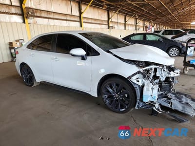 Czwarte zdjęcie samochodu z boku: 2024 TOYOTA COROLLA HYBRID SE VIN:JTDBCMFE6RJ023414 - miniatura