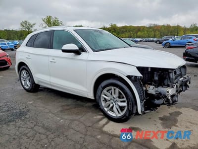 Czwarte zdjęcie samochodu z boku: 2020 AUDI Q5 PREMIUM VIN:WA1ANAFY0L2033348 - miniatura
