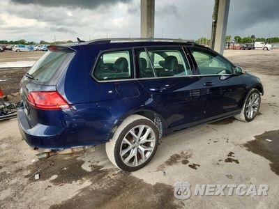 Trzecie zdjęcie samochodu z tyłu: 2017 VOLKSWAGEN GOLF ALLTRACK S VIN:3VWH17AU1HM541512 - miniatura