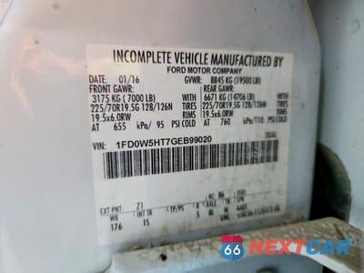 Zdjęcie 13 z 13 samochodu: 2016 FORD F550 SUPER DUTY VIN:1FD0W5HT7GEB99020 - miniatura